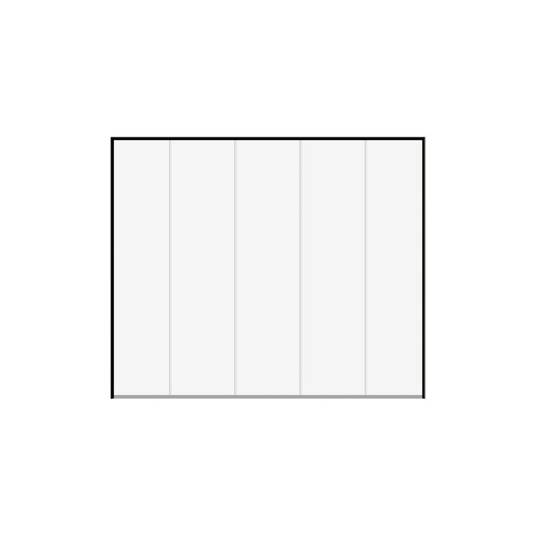 PG ANSELME coulissante G CTP Blanc 9016 Lisse + SOMFY H.200 x l.240 Main Image