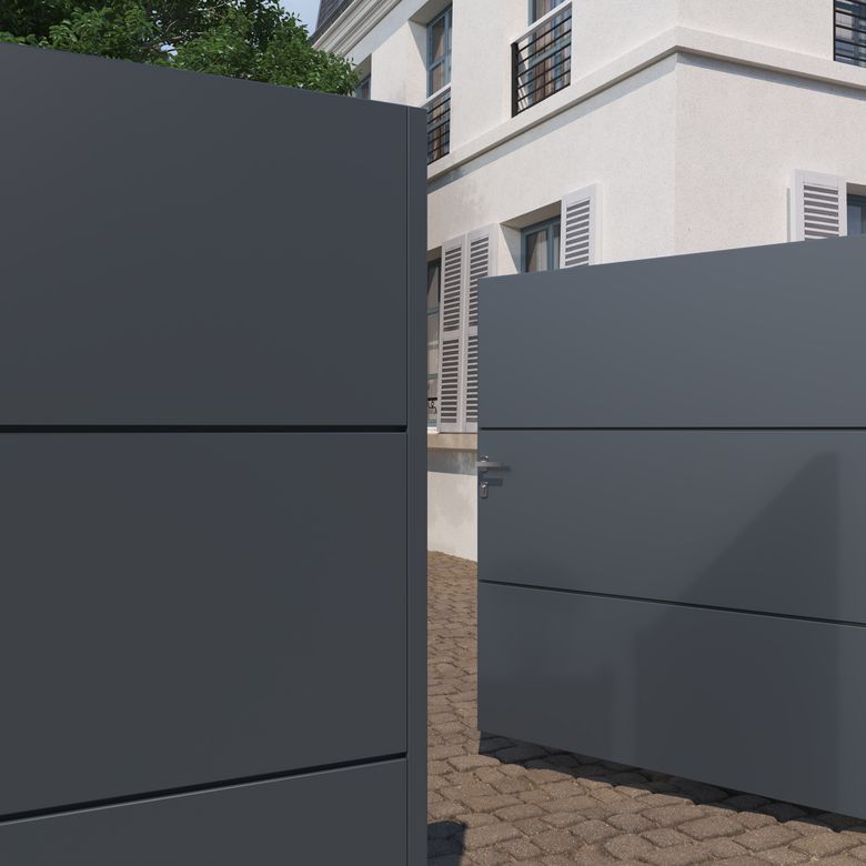 Portail battant Aluminium Vinicius | Lapeyre
