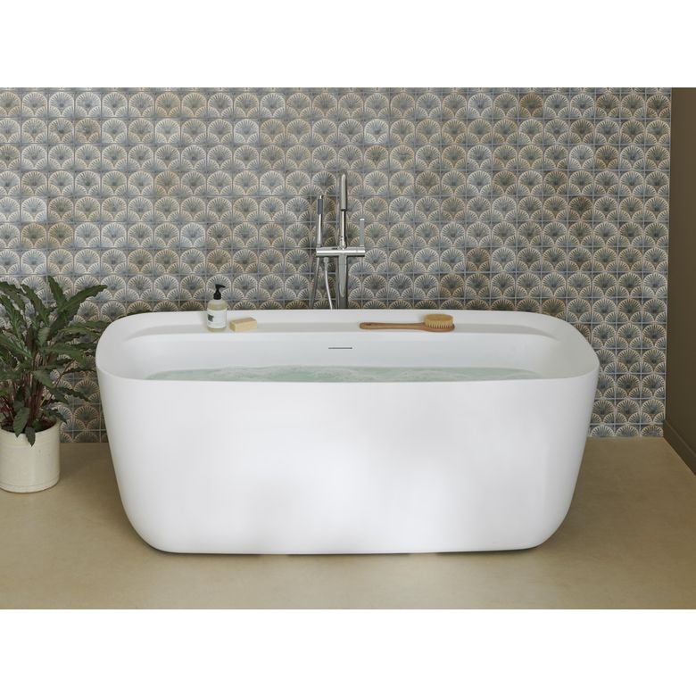 Baignoire droite acrylique BRUNEHILDE