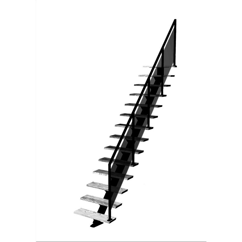 Escalier Elliot droit rampe Evence