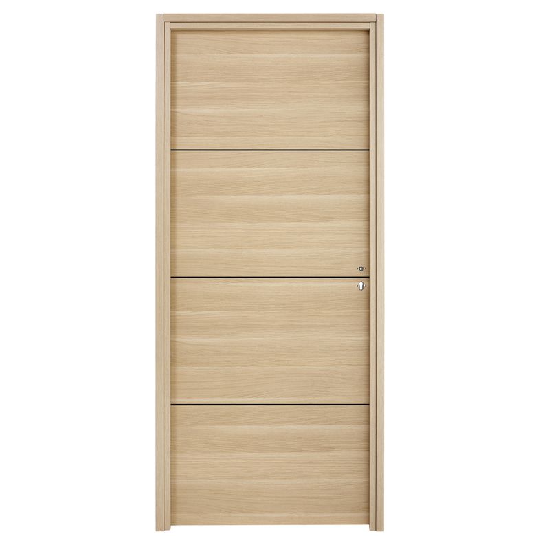 Bloc-porte ROXIE fin de chantier thermique inserts noir