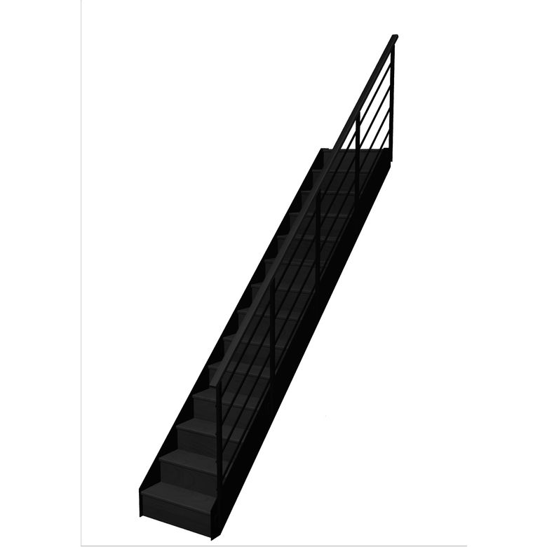 Escalier Esteban droit rampe Eva