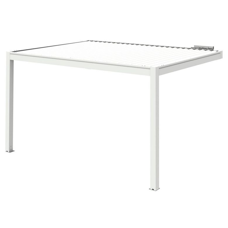 Pergola murale ATHENAIS aluminium blanc RAL 9010 l.4,05 x P.3 x H.2,50 M Main Image