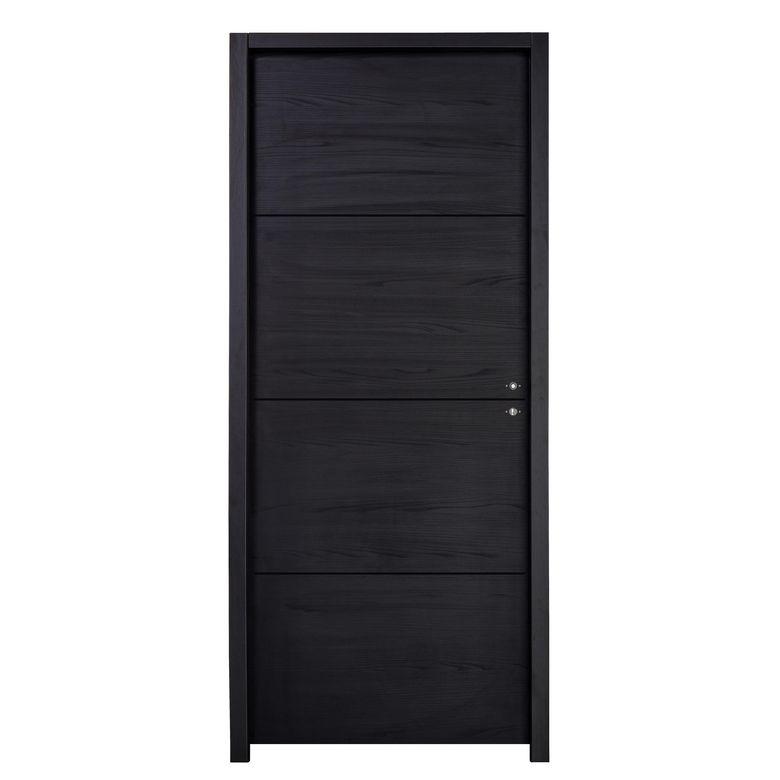 Bloc-porte acoustique ROXIE Noir inserts Noir - H.90 mm - H.204 xl.73G Main Image