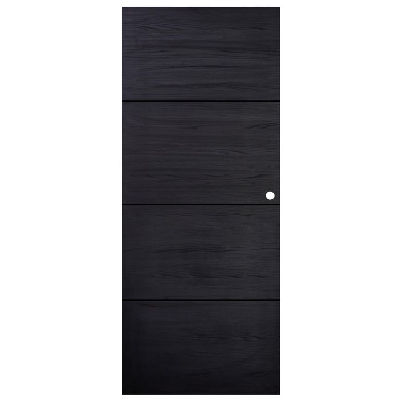 Porte coulissante ROXIE inserts noir