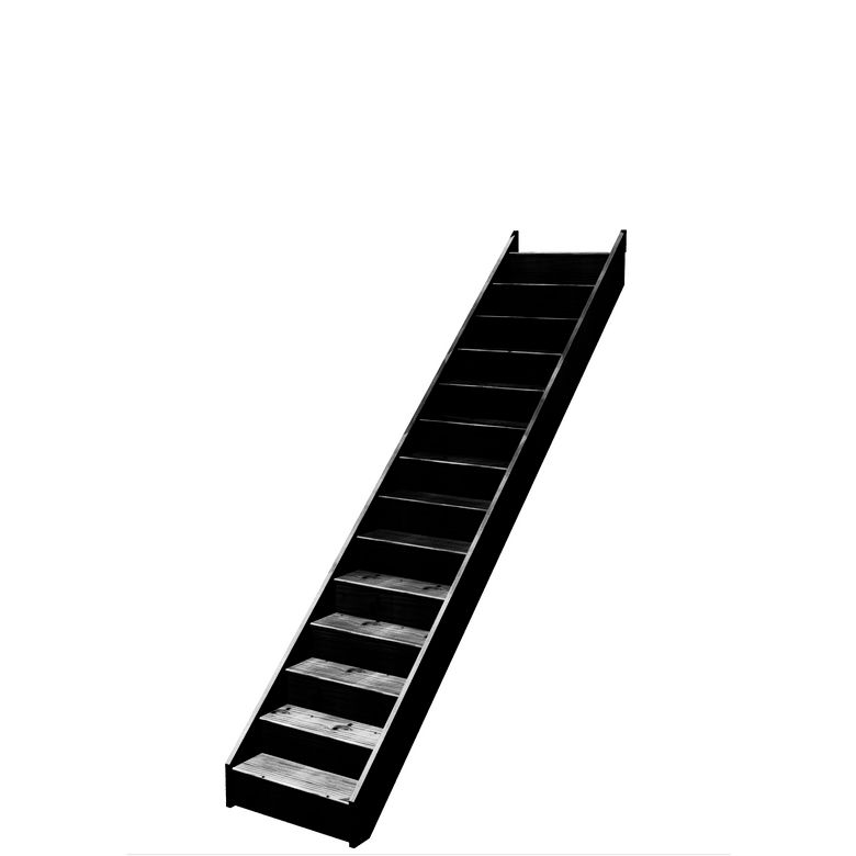 Escalier Faubourg droit sans rampe