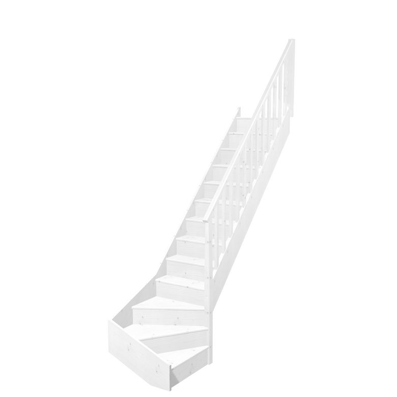 Escalier Faubourg quart tournant bas rampe Idéal