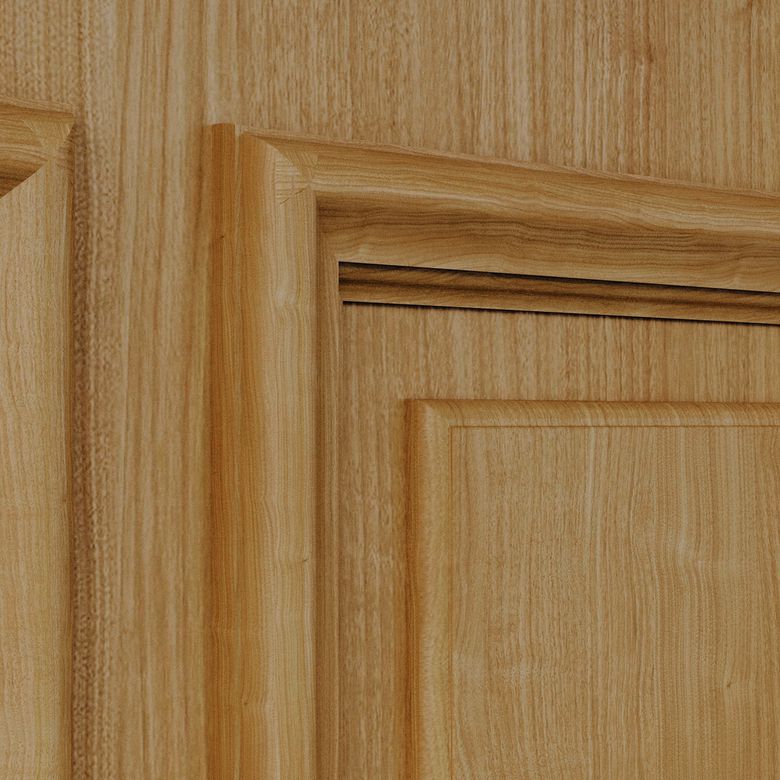 Porte d'entrée ANNE-EVA bois exotique -Lapeyre