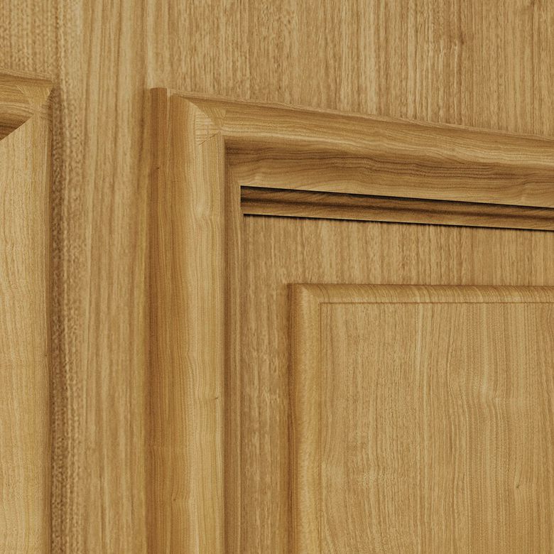 Porte d'entrée ANNE-EVA Chêne avec barillet-Lapeyre