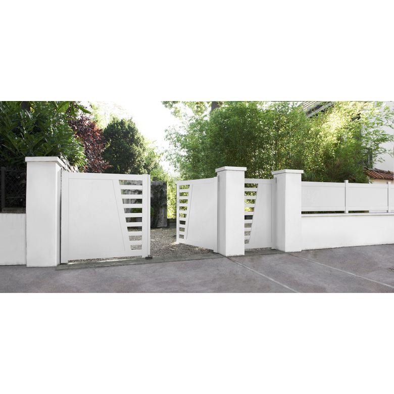 Portail battant PVC Carnac - Extérieur