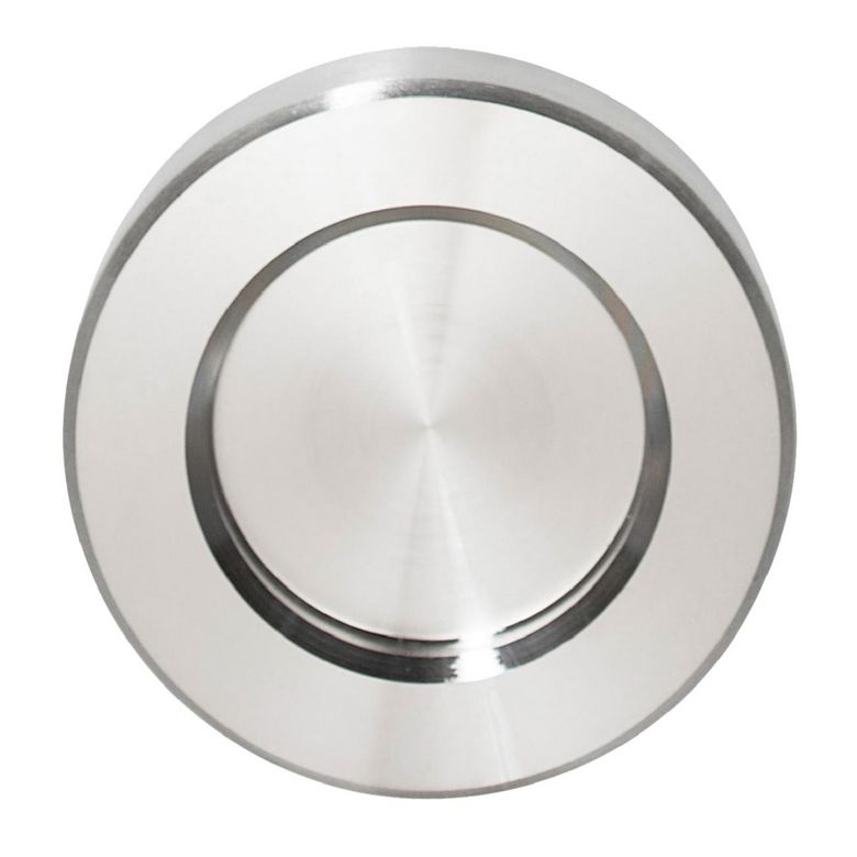 Poignée ronde évidée adhésive pour porte verre Main Image