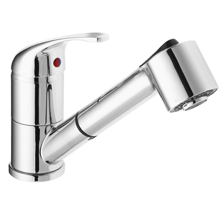 Mitigeur évier avec douchette PRIMEA chrome Main Image