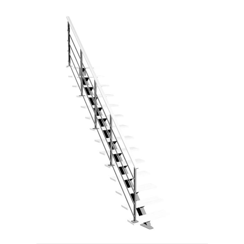 Escalier Elliot droit rampe Eva