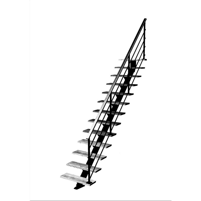 Escalier Elliot droit rampe Eva