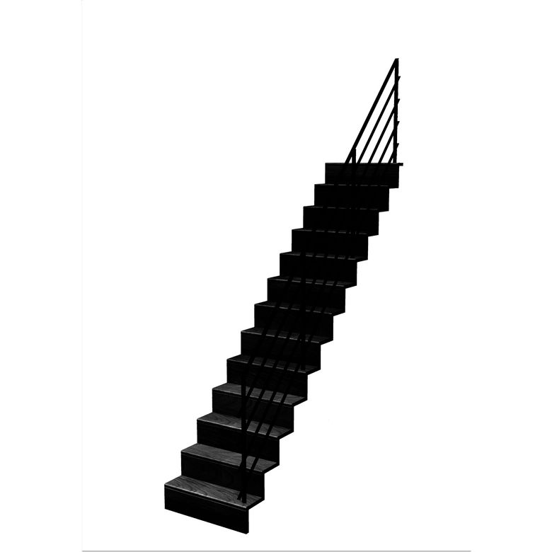 Escalier Jazz droit rampe Fera