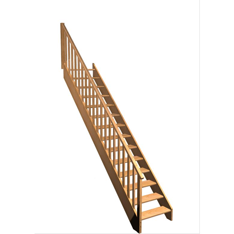 Escalier Aria droit rampe Idéal