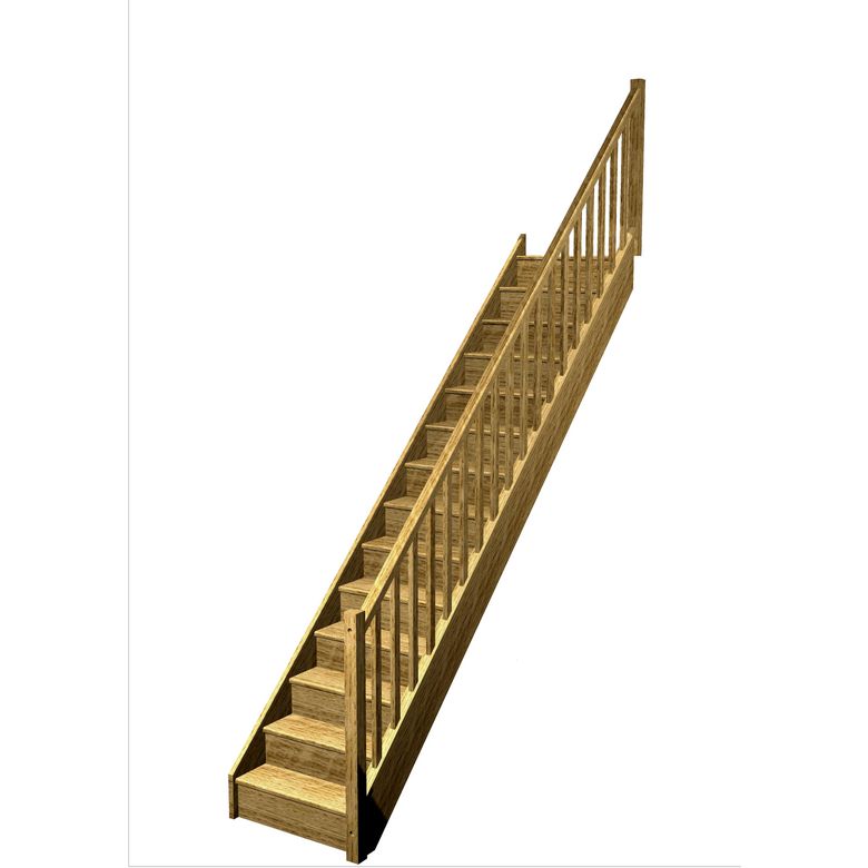 Escalier Faubourg droit rampe Moulure