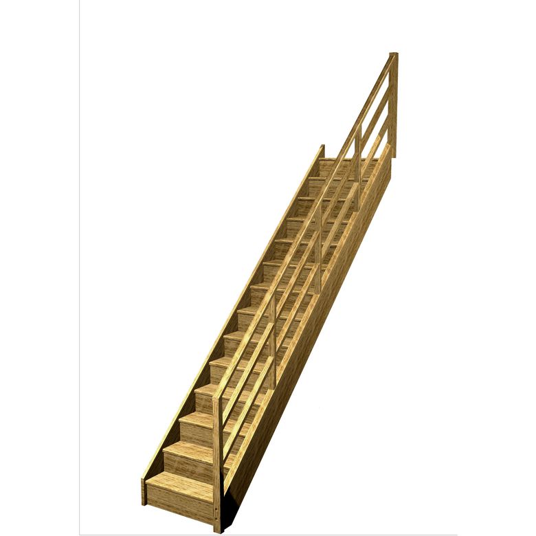 Escalier Faubourg droit rampe Eden