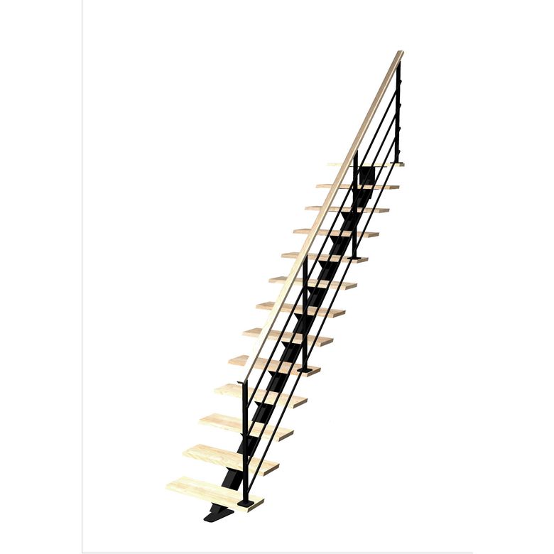 Escalier Elliot droit rampe Eva