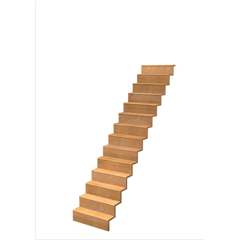 Escalier Jazz droit sans rampe