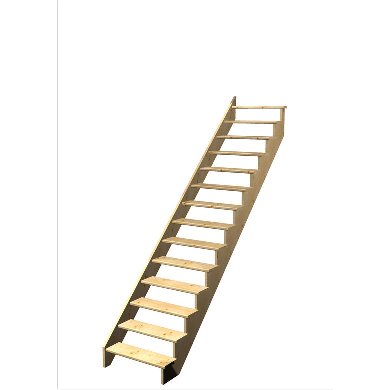 Escalier Ouessant droit sans rampe