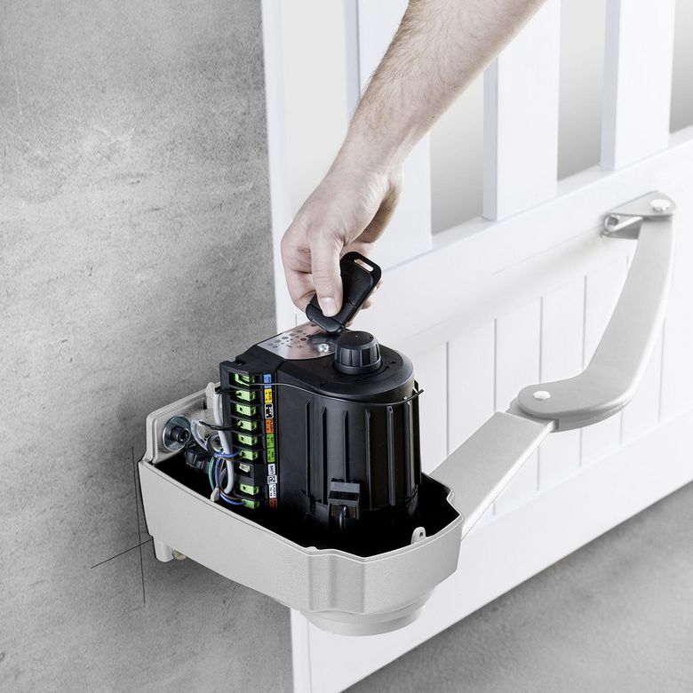 Motorisation de portail à bras Somfy Lockyvia - Extérieur