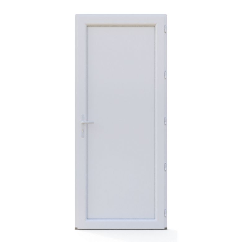 Porte de service Aria PVC pleine - Lapeyre