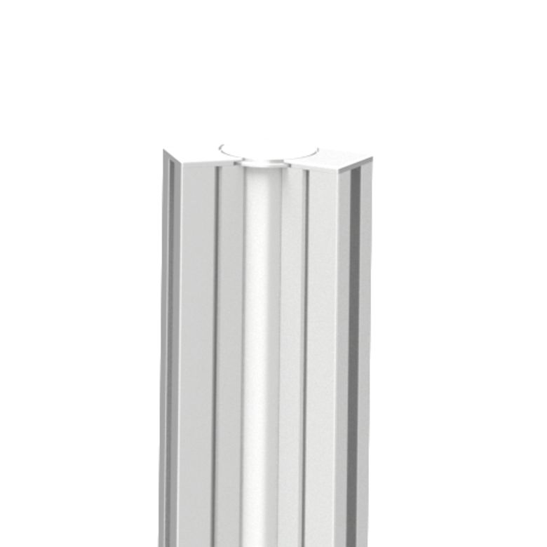 poteau angle pour clôture BARI/PISE aluminium-Lapeyre