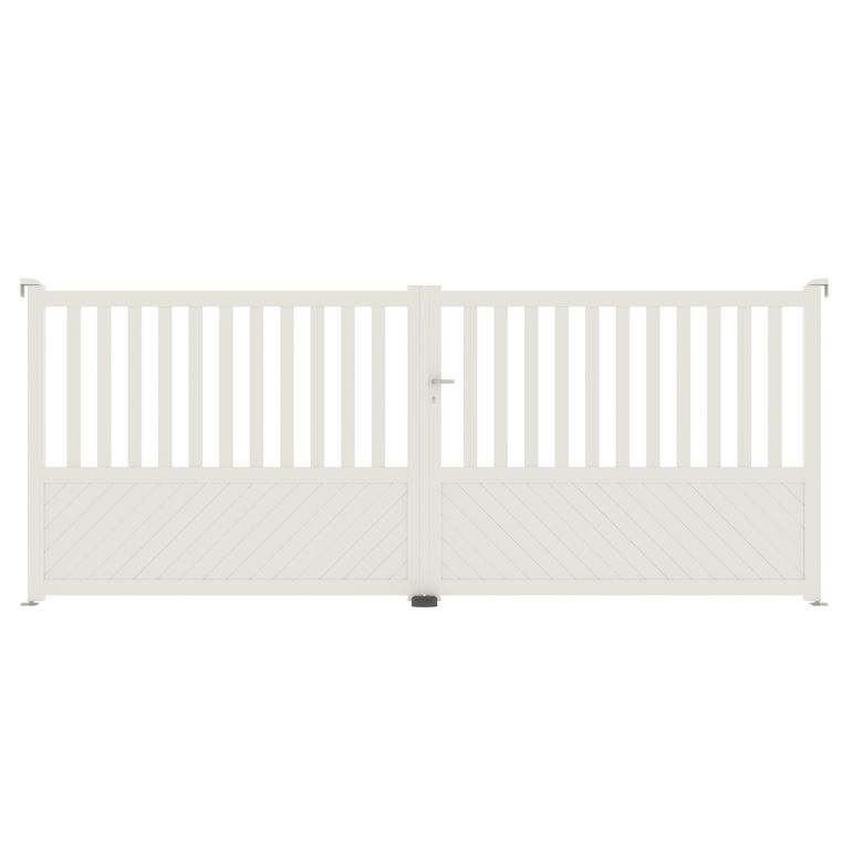 Portail battant ETNA semi ajourné aluminium