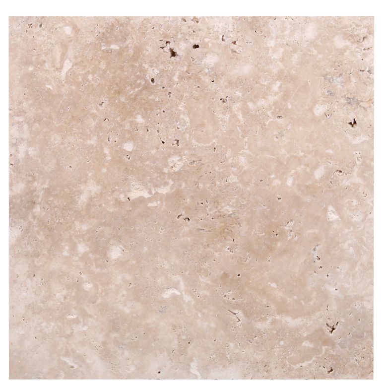 PIERRE TRAVERTIN BEIGE 40X40 ép.12 mm aspect naturel Main Image