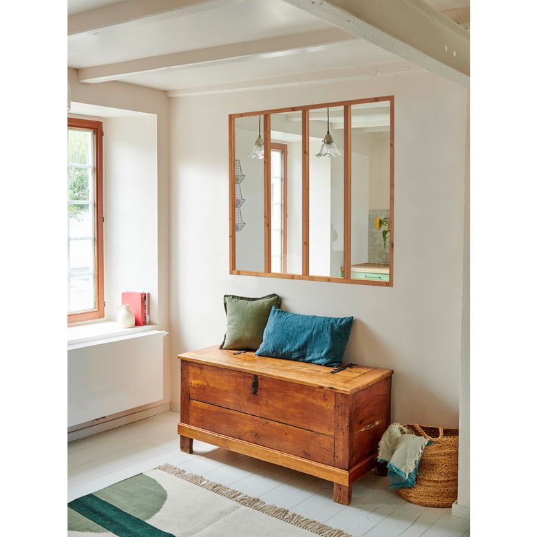 Verrière bois brut 3 vitrages H.1080X1230MM-Lapeyre