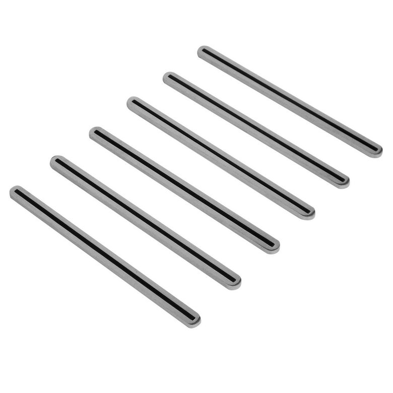 Jeu de 6 baguettes repose-plat + patin central silicone -Lapeyre