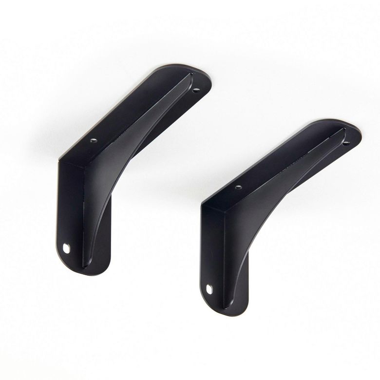 Paire de supports pour étagère