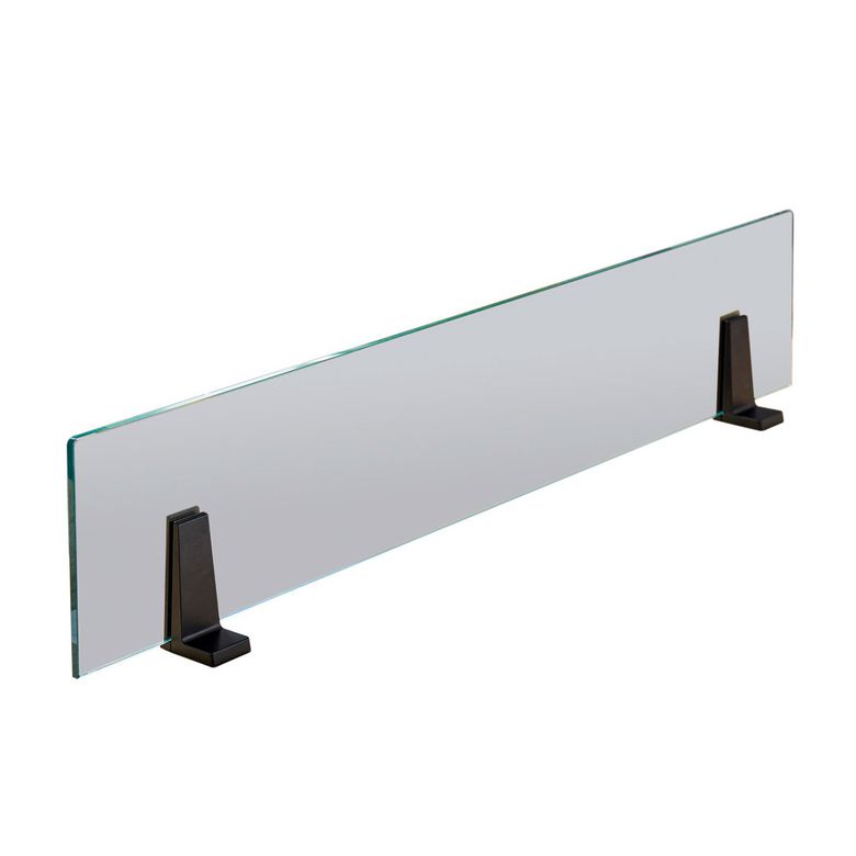 Ecran anti-projection en verre amovible-Lapeyre