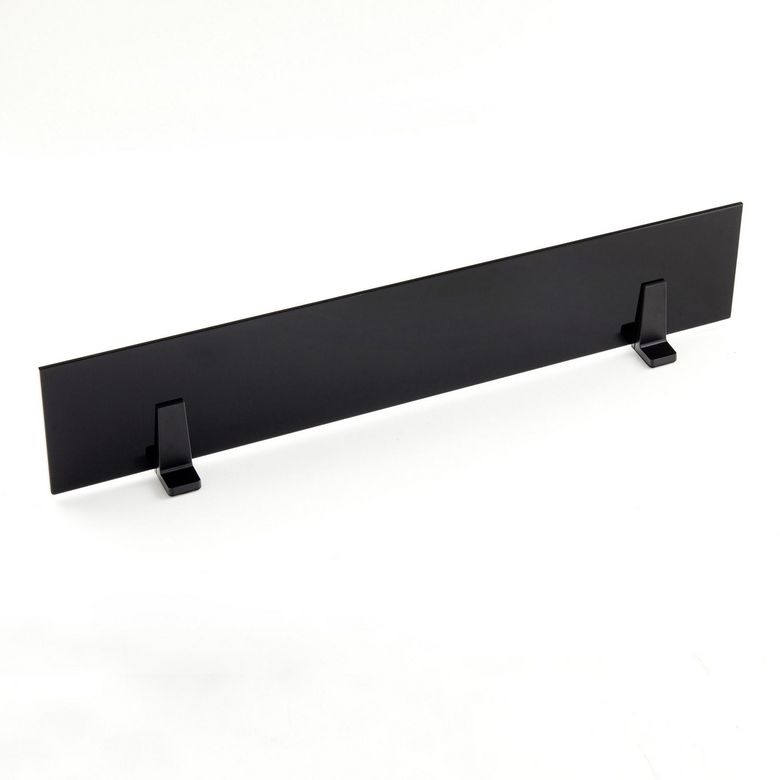 Ecran anti-projection en verre amovible noir l.90 Main Image