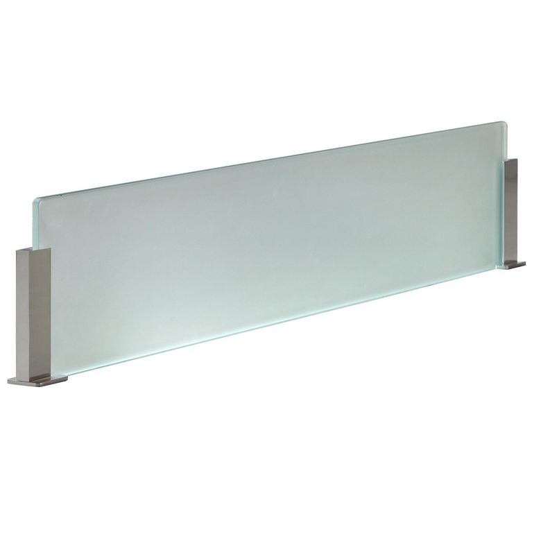 Ecran anti-projection en verre satine double face l.90 Main Image