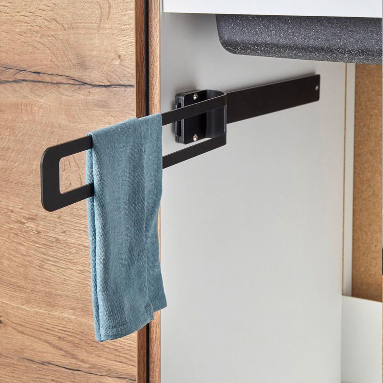 Porte-torchon coulissant en acier vernis-Lapeyre