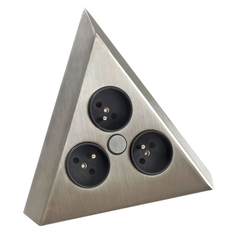 BLOC 3 PRISES TRIANGULAIRE D'ANGLE-Lapeyre