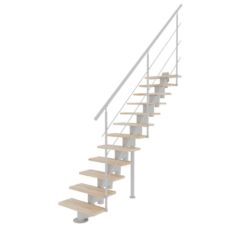 Echelle gain de place droit London hêtre - Escaliers