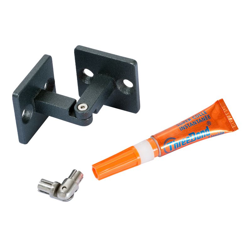 Pack angle variable+tubes+main courante acier noir balustrade UNIVERSO Main Image