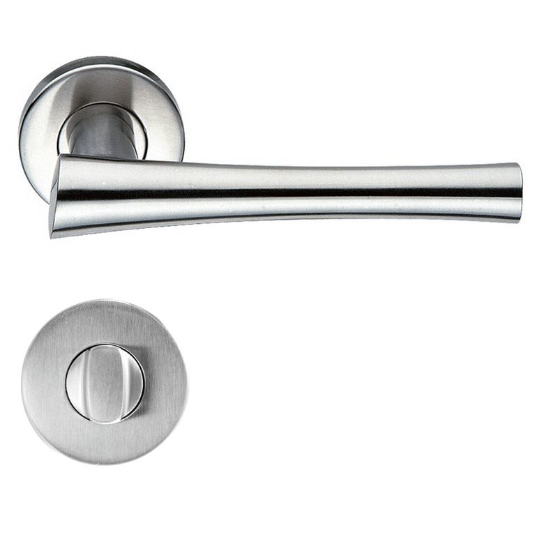 Poignée de porte ROSEAU à rosace à condamnation