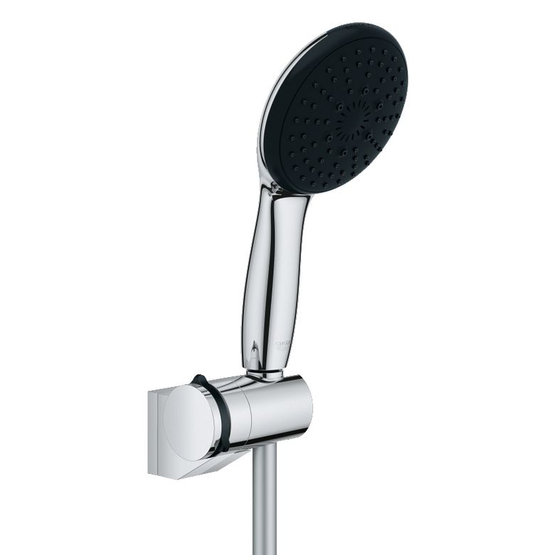 Set de douche Vitalio Start 110 3 jets rond chromé