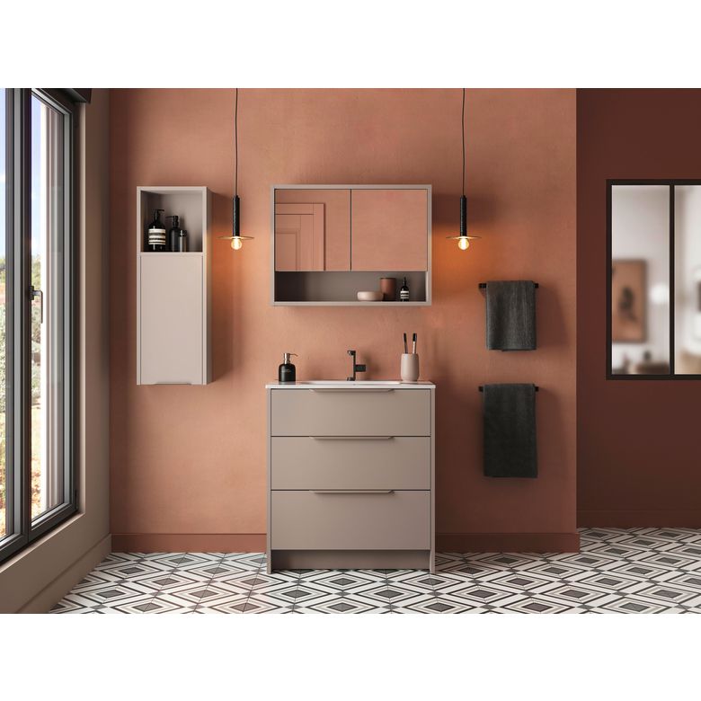 Armoire de toilette Fabian 2 portes-Lapeyre