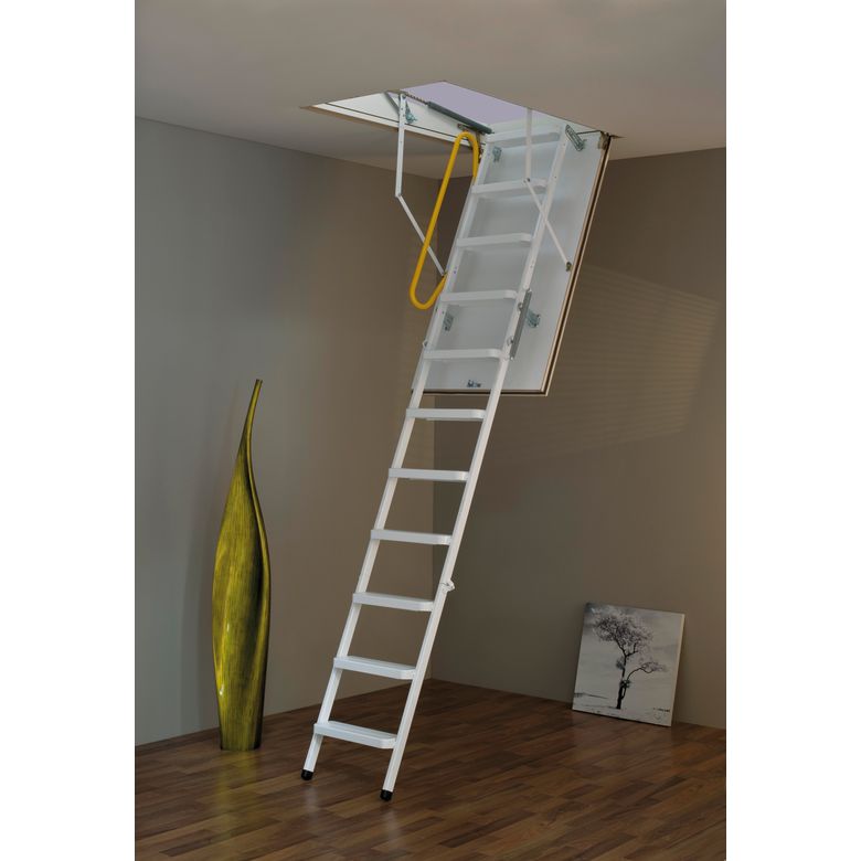 Echelle escamotable pliante isolante en acier - Escaliers