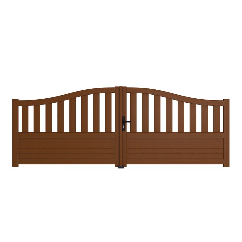 Portail battant PVC Guernesey