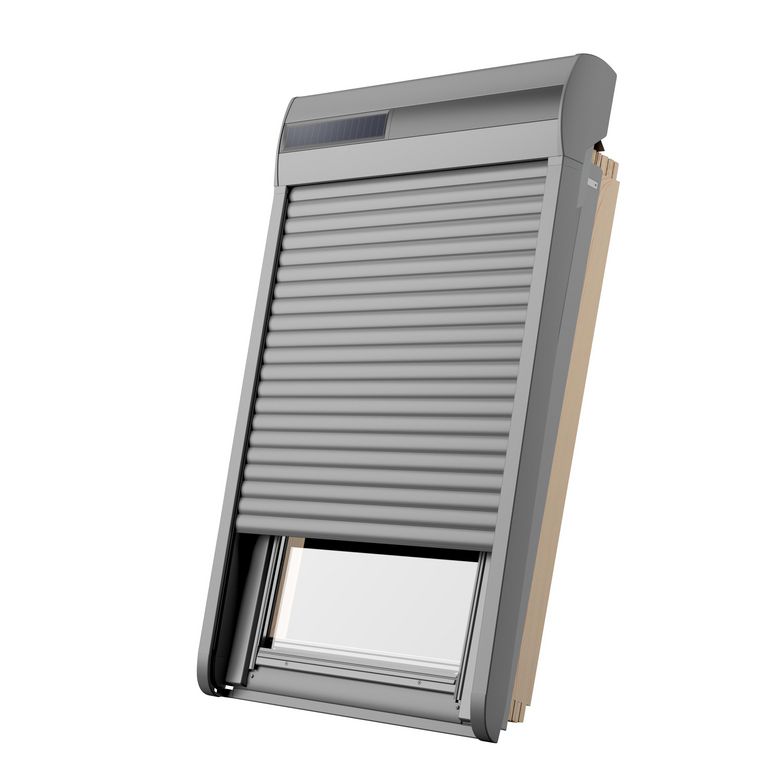 Volet Roulant électrique SOLAIRE + Interrupteur 78x55 Main Image