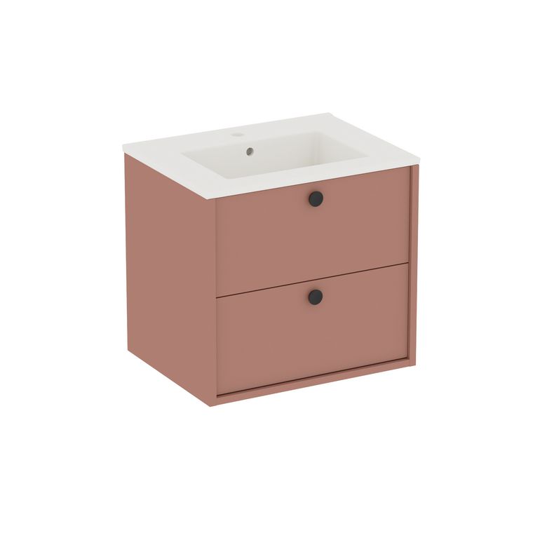 Plan vasque simple L.61 cm céramique FORMEO