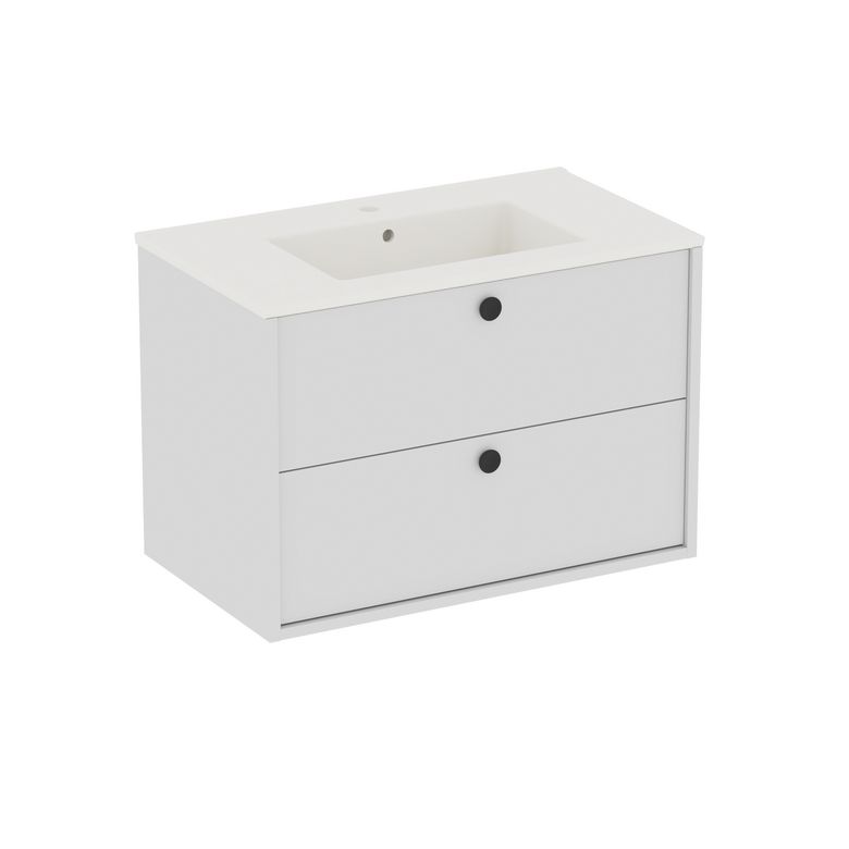 Plan vasque simple 81 cm céramique FORMEO | Lapeyre