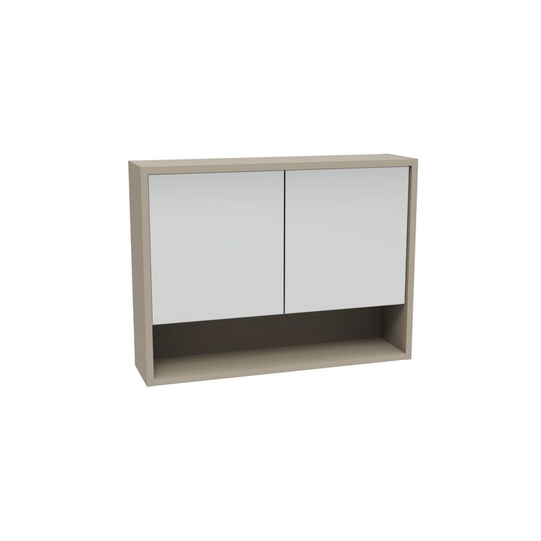 Armoire de toilette 80 cm 2 portes FABIAN