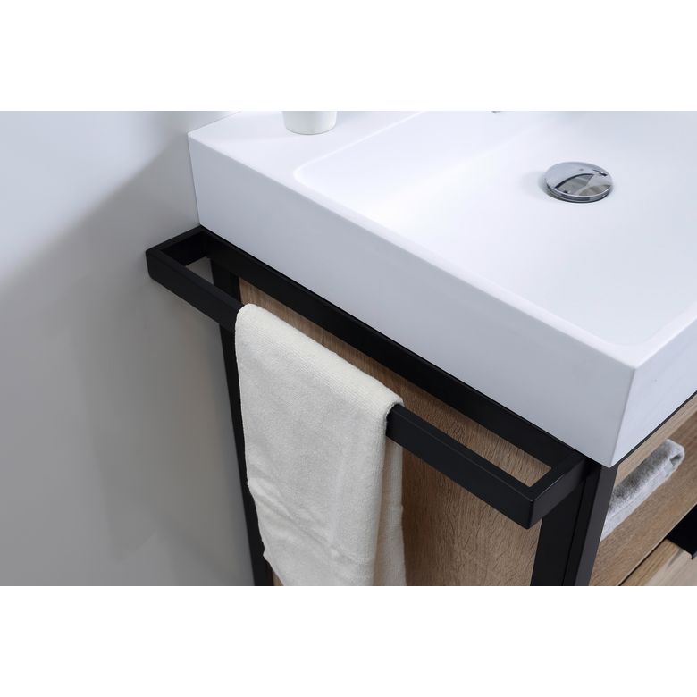 Porte serviette latéral metal 2-Lapeyre